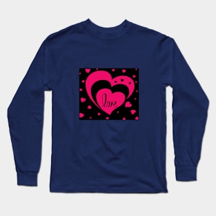 Love heart Long Sleeve T-Shirt